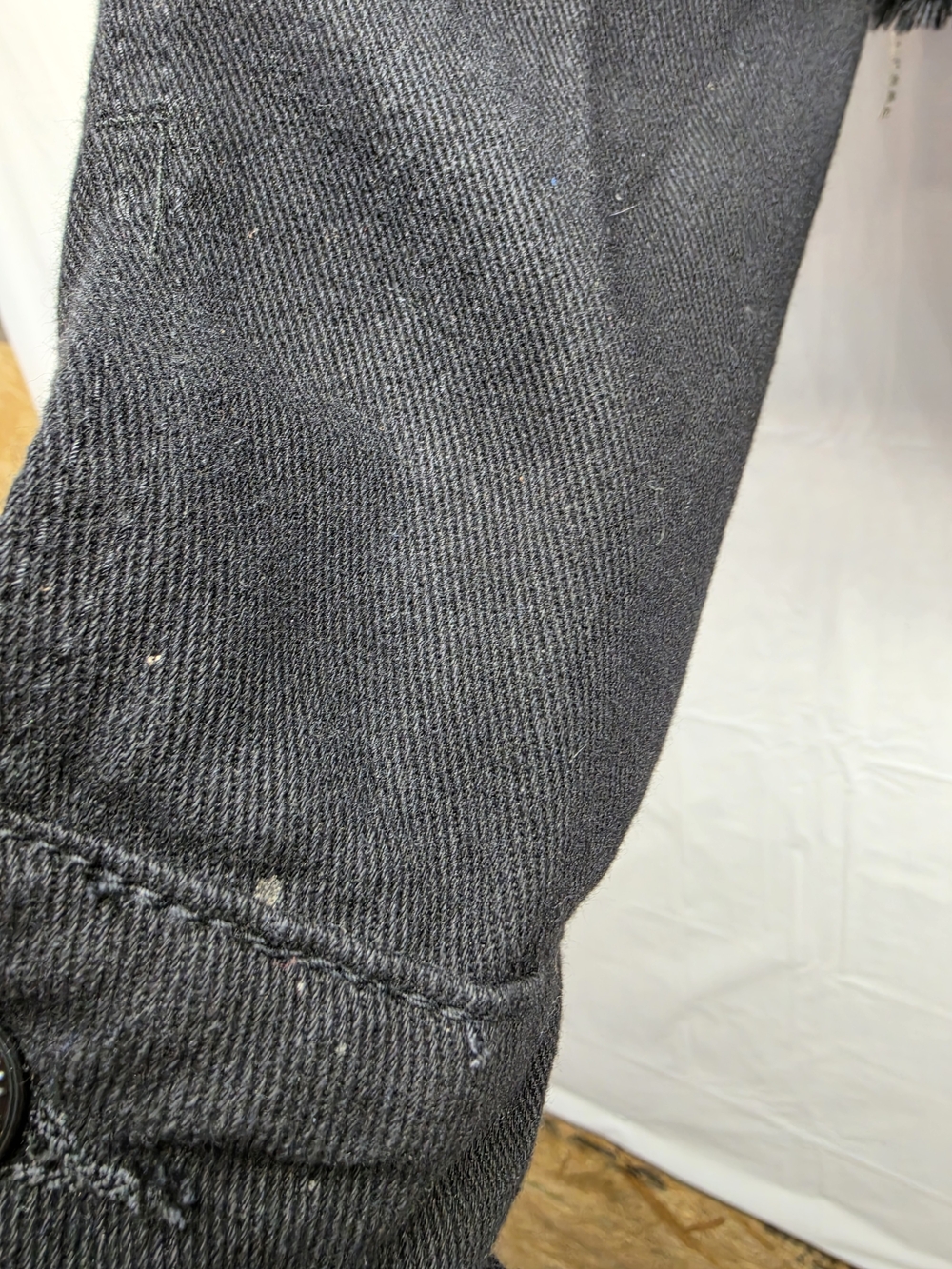 Rhinestone Cropped Jacket Black XL NWT Y2K Glam Denim Blvd - Picture 5 of 13
